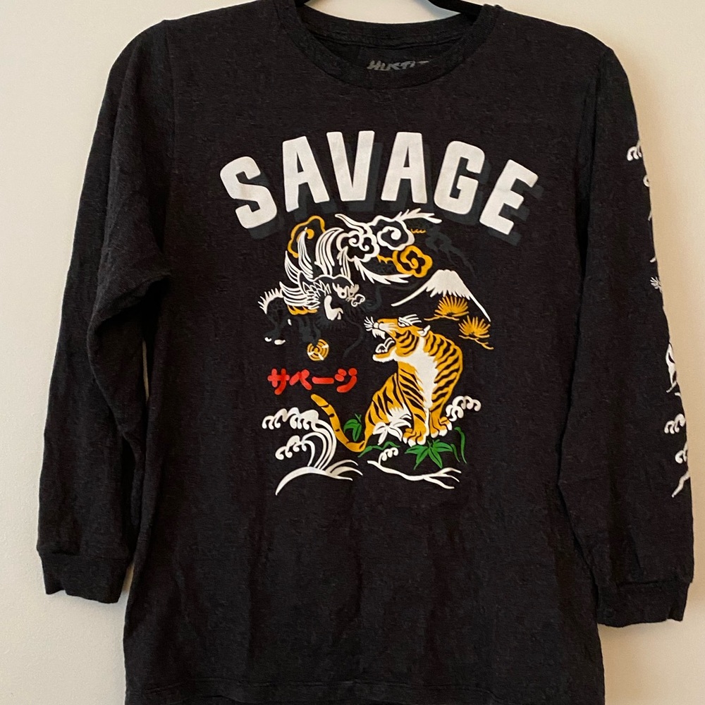 🐅 Long Sleeve Savage Shirt Men’s Large L